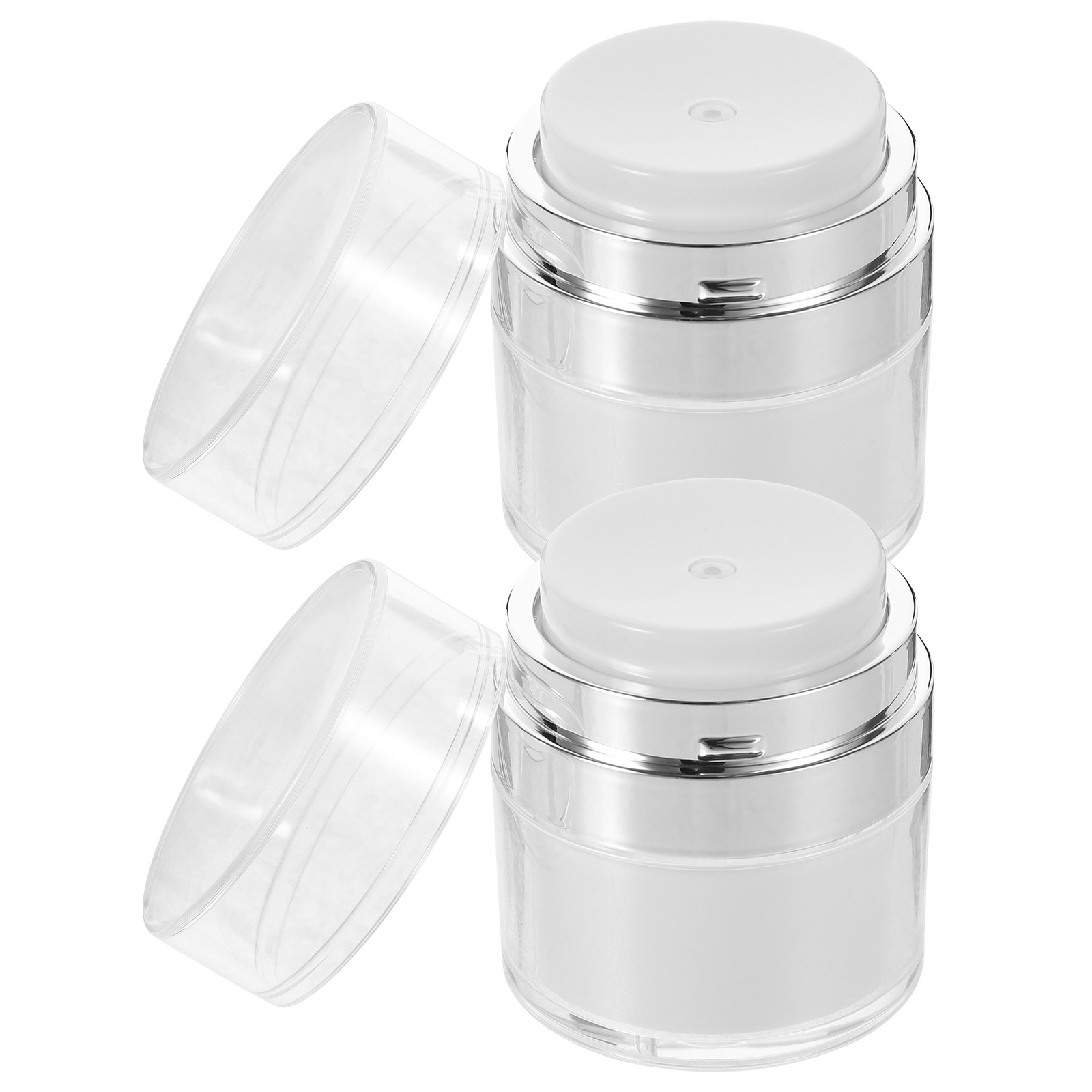 Body Lotion - 2Pcs 15Ml Empty Jar Small Cream