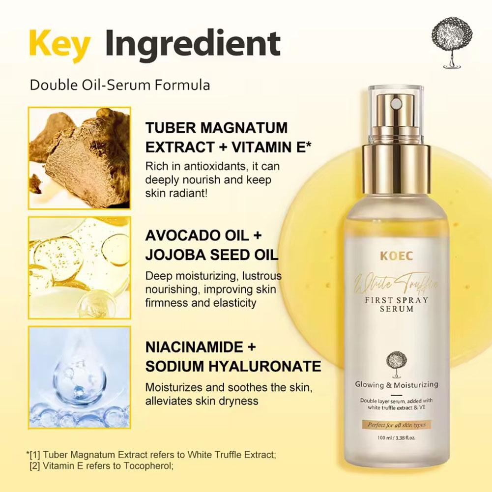 2026 new White Truffle Spray E - огляд і ціна Skincare Glowing