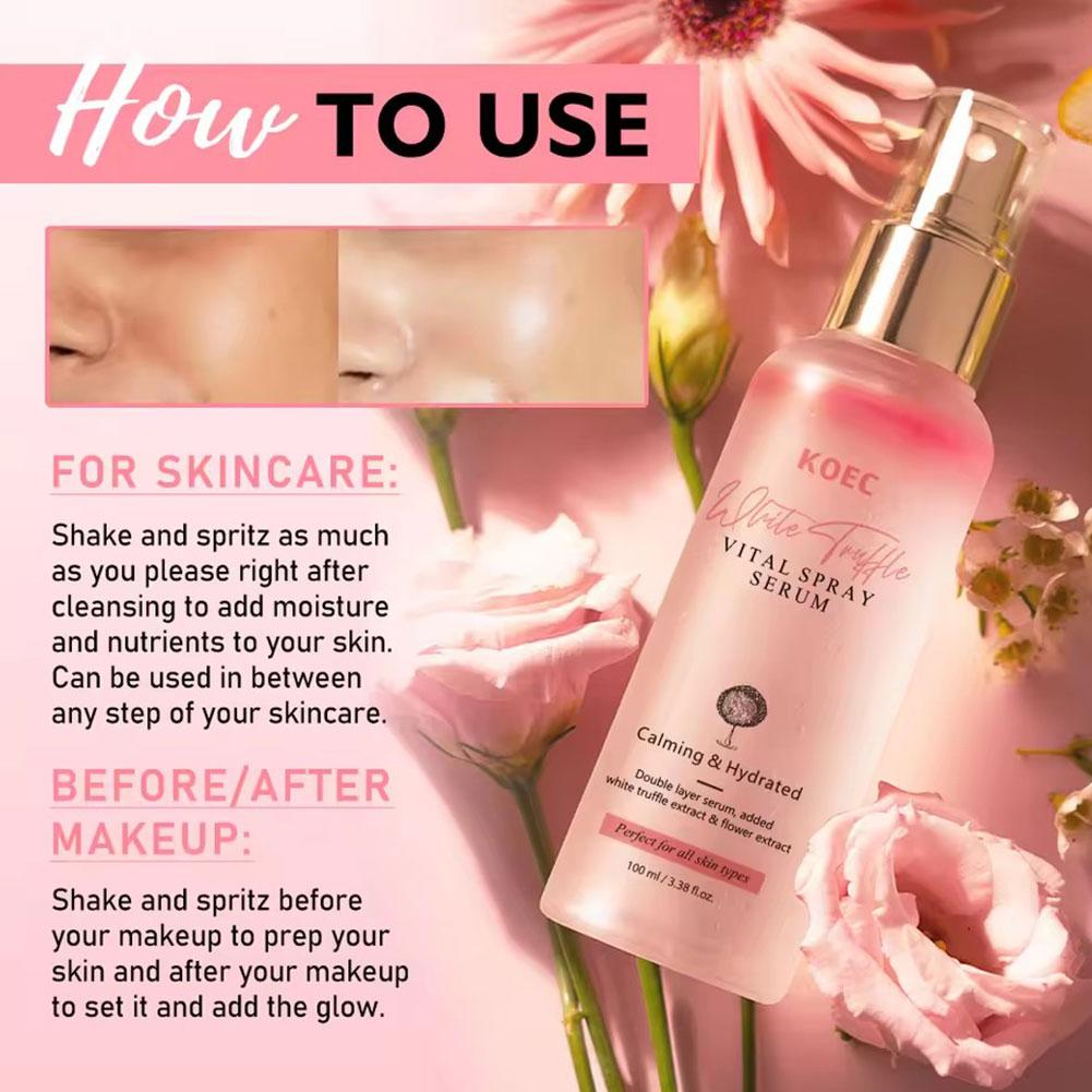 2026 new White Truffle Spray E - огляд і ціна Skincare Glowing