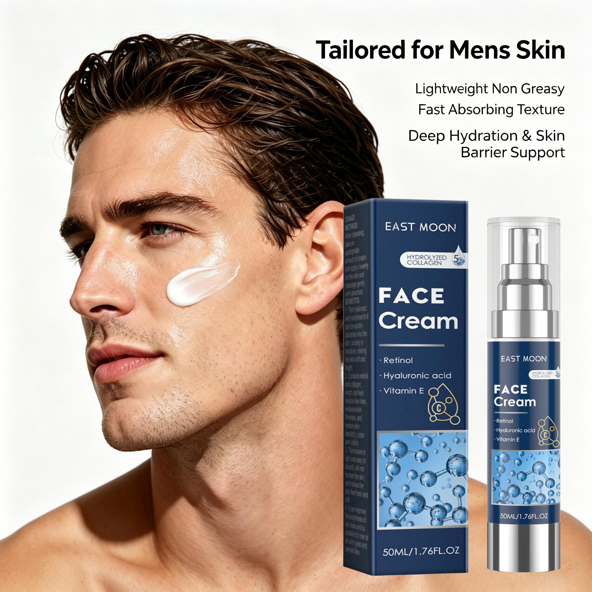 Men's Retinol Face Cream Hyalu - огляд і ціна Retinol Cream