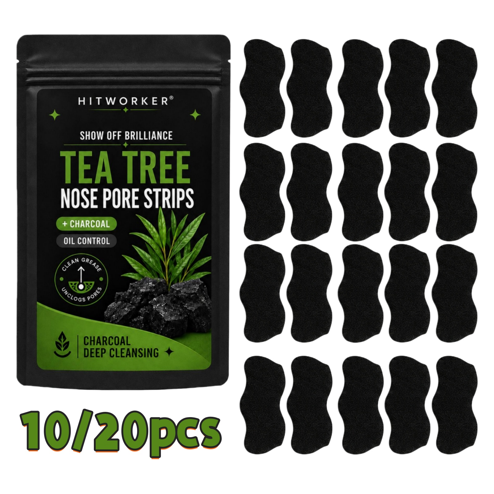 10/20Pcs Black Blackhead Remov - огляд і ціна Face Mask Skincare